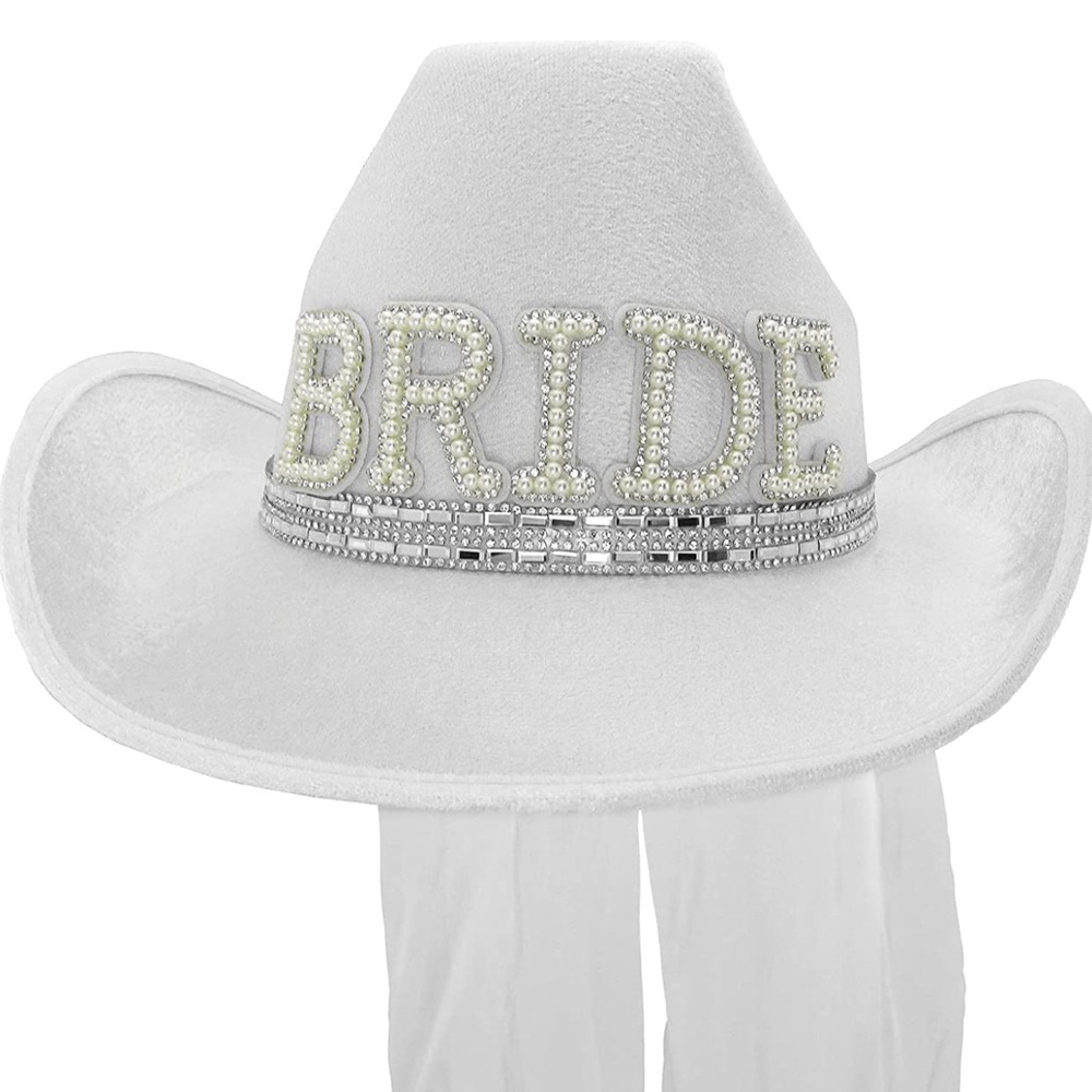 Bride Cow Girl Hat